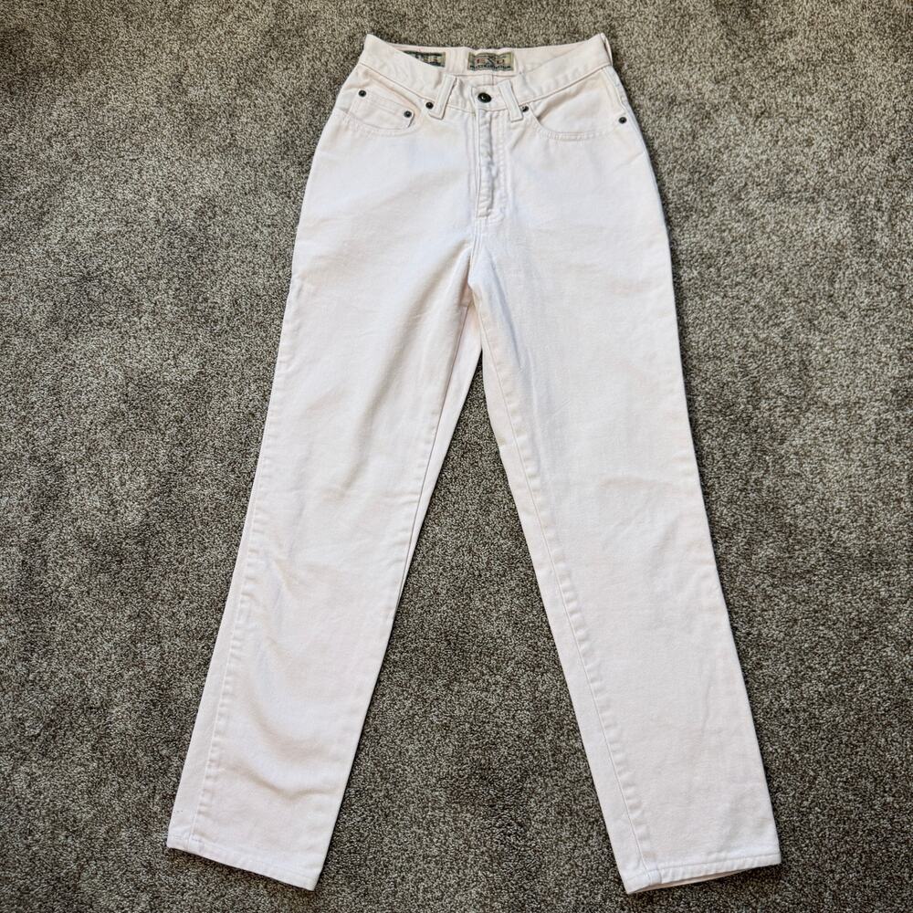 Vintage Made in the USA Express Tapered Leg Pale Pink Jeans Size 2 / 24" Waist